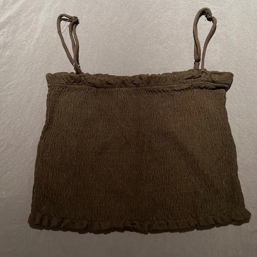 Tube top with straps